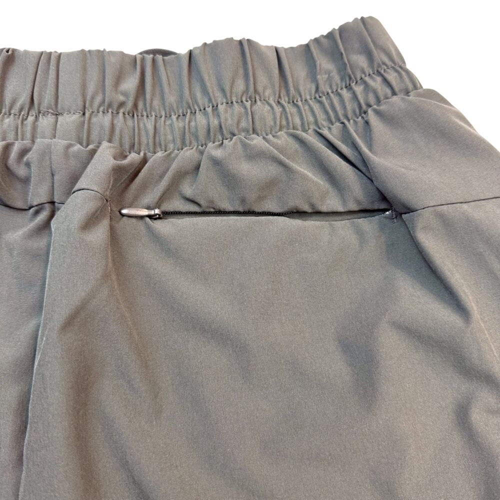 Apana Green Activewear Pants Patch Pockets Elastic Waist Sporty Wrinkle Free - Picture 12 of 16